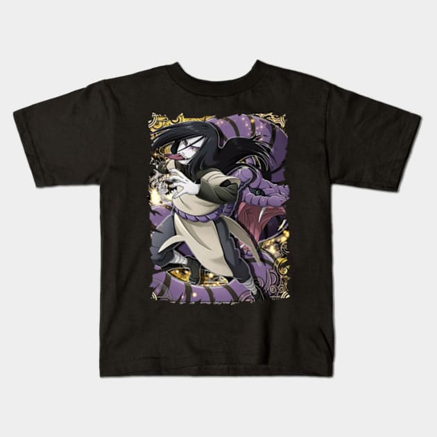 OROCHIMARU MERCH VTG Kids T-Shirt by funnymushroomz